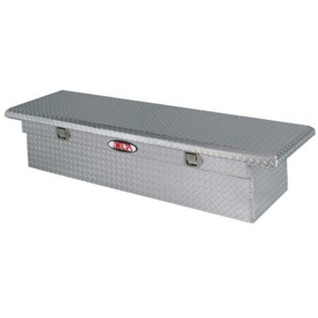 DELTA Delta 1-302000 Full Size Single Lid; Aluminum Low Profile Truck Crossover Tool Box 179712